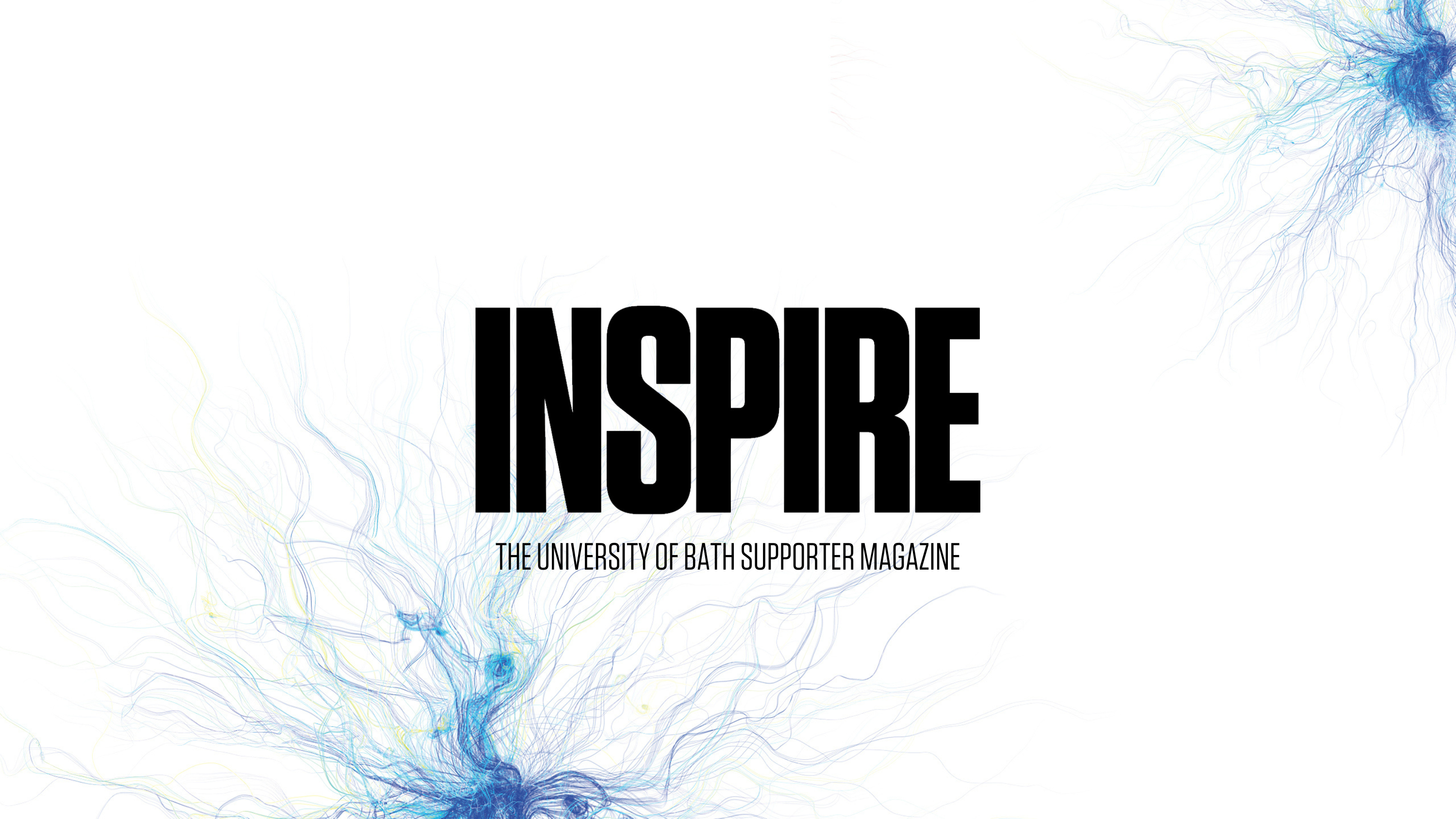 Text reads 'Inspire - The University of Bath supporter magazine'